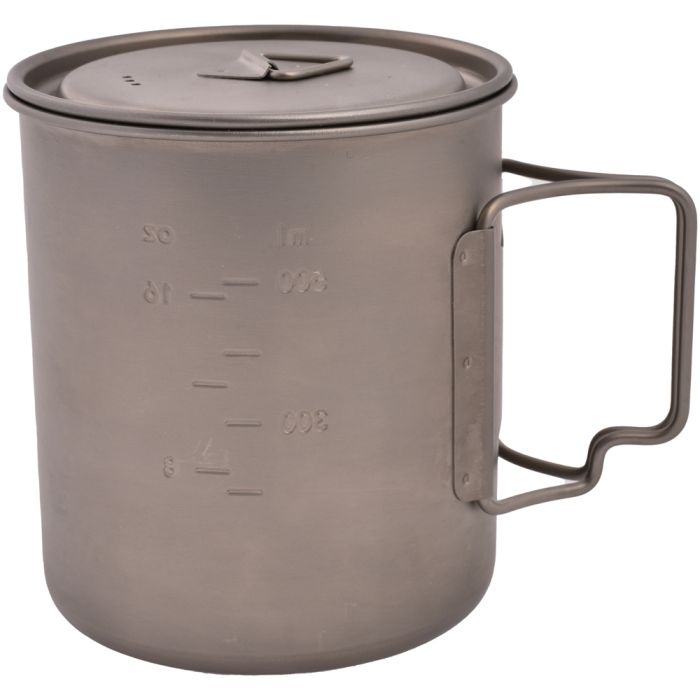 Space Saver Mug with Lid - Titanium 750 ml