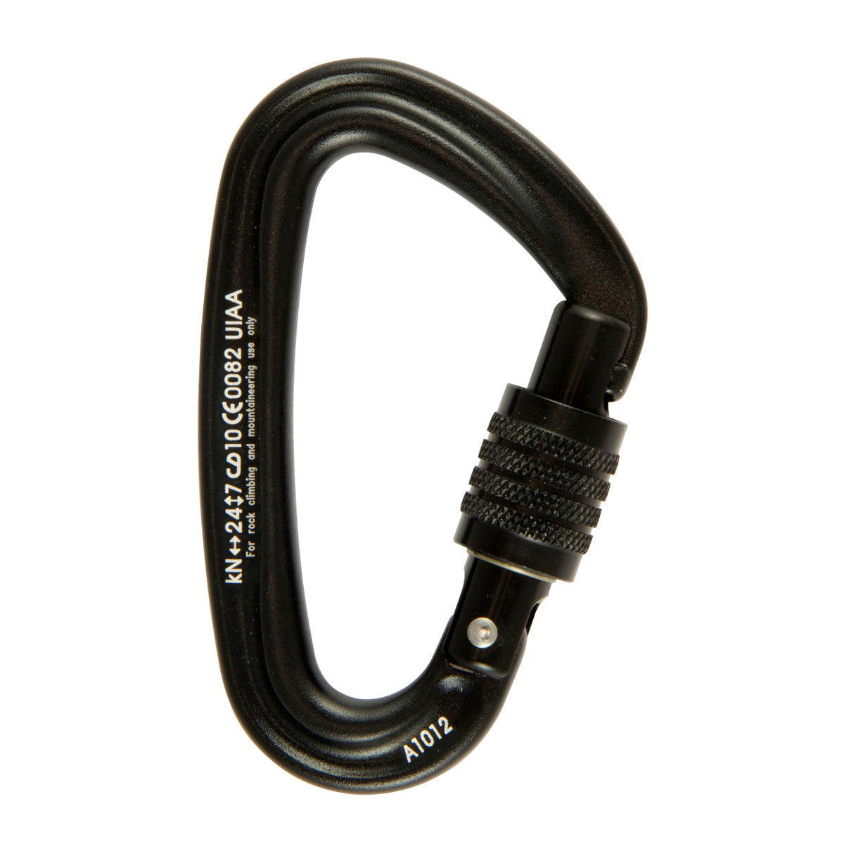 Metolius Bravo Key Lock Screwgate Carabiner Black