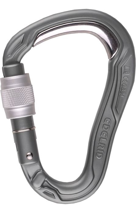 Edelrid HMS Bulletproof Screw Carabiner - Slate