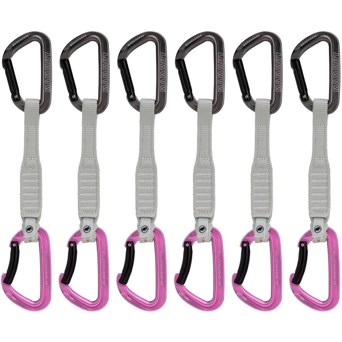 Mammut Workhorse Keylock Quickdraw 17cm - 6 Pack 1