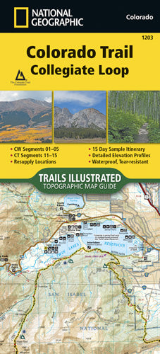 National Geographic Maps Trails Illustrated #1203 Colorado Trail Collegiate Loop 1