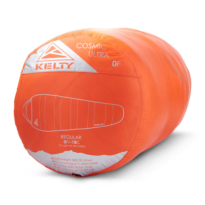 kelty cosmic down 20 pack size Kelty Cosmic Ultra 0°F Sleeping Bag 800 Reg - Camping KEL-35431121RR