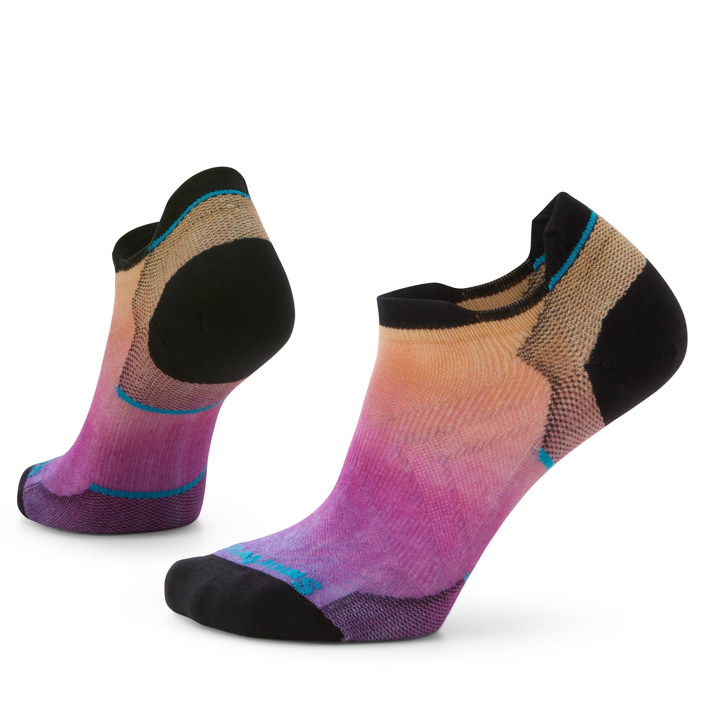 Run Ombre Print Low Ankle Socks - Women's