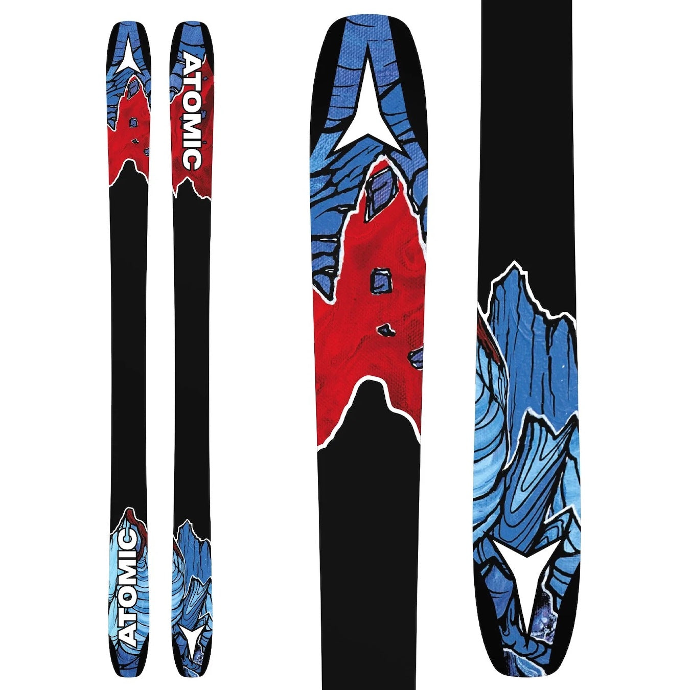 Atomic Bent 90 Skis 3