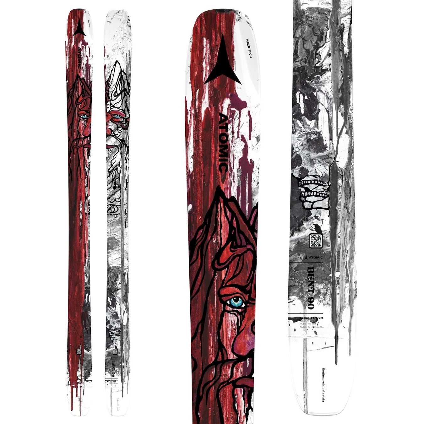 Atomic Bent 90 Skis 4