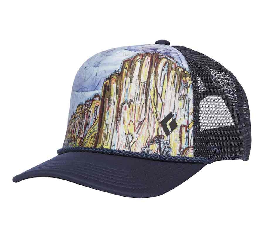 Black Diamond Flat Bill Trucker Hat - El Cap
