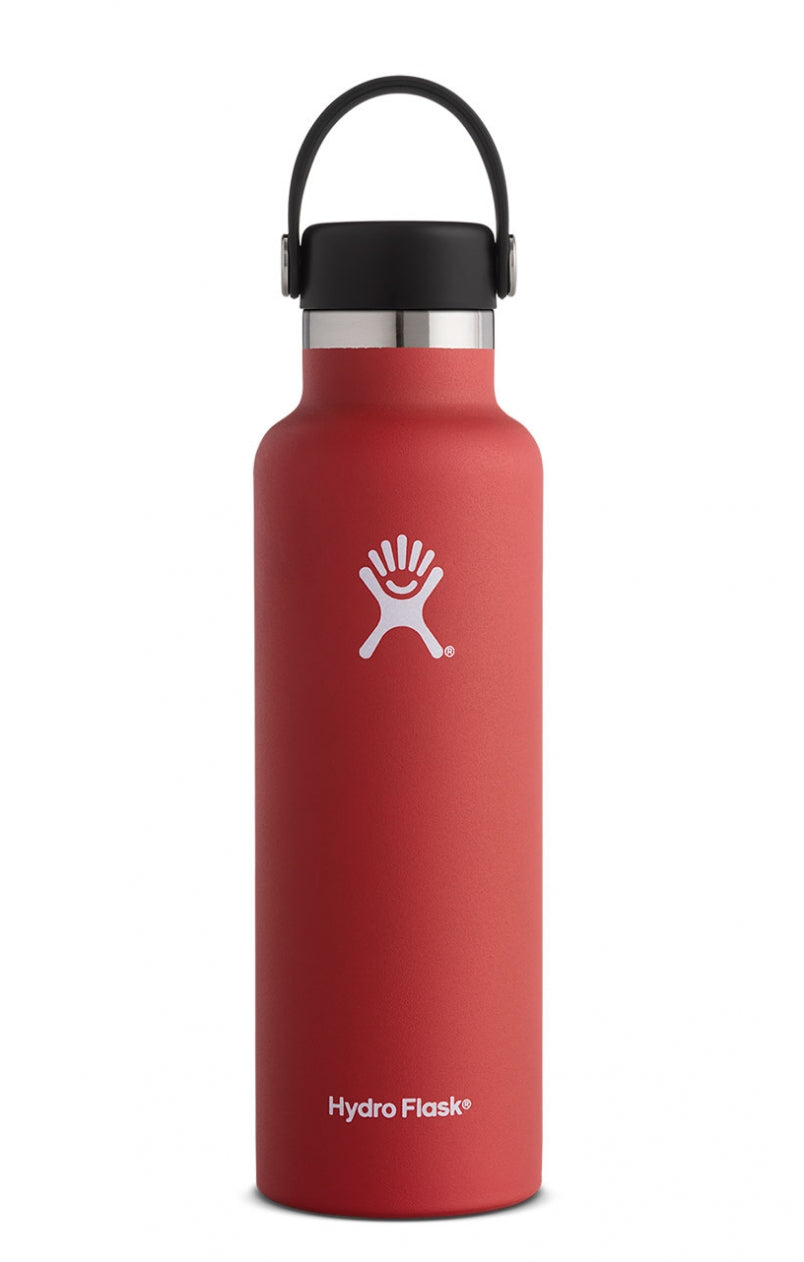 Hydro Flask 21-oz Standard Mouth Bottle W/ Flex Cap - Lava 1