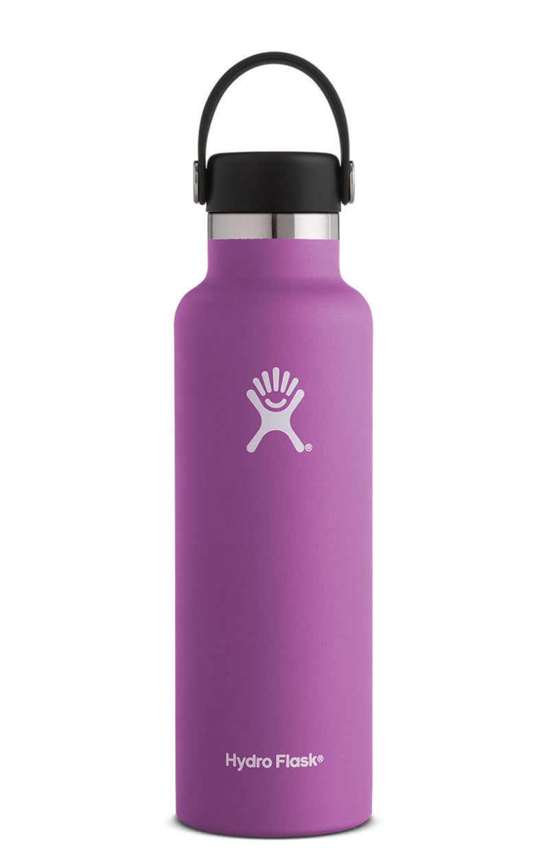 Hydro Flask 21-oz Standard Mouth Bottle W/ Flex Cap - Raspberry 1