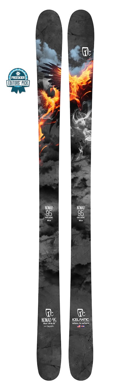 Icelantic Nomad 95 Alpine Touring Ski 1