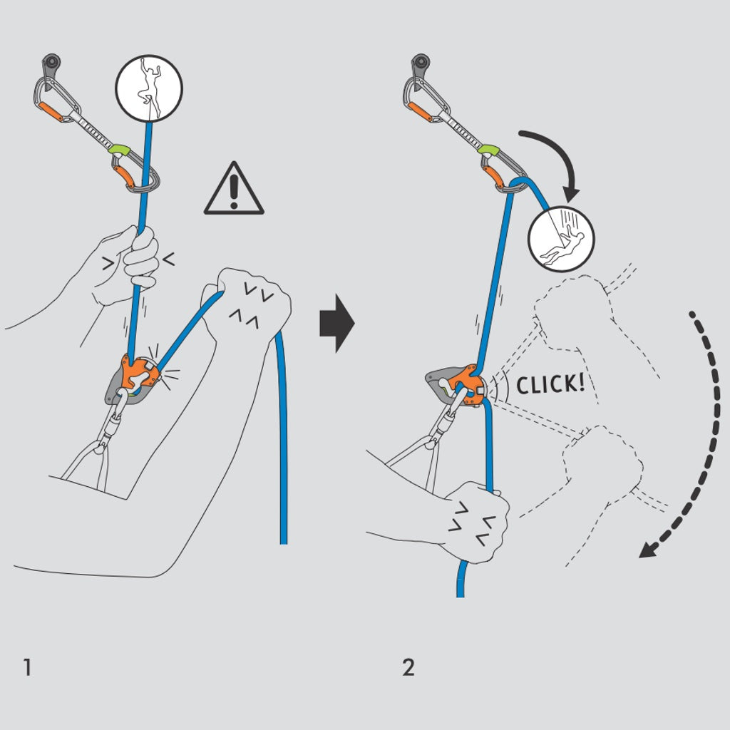 Liberty Mountain Click-up+ Belay Device With Hms Carabiner 5