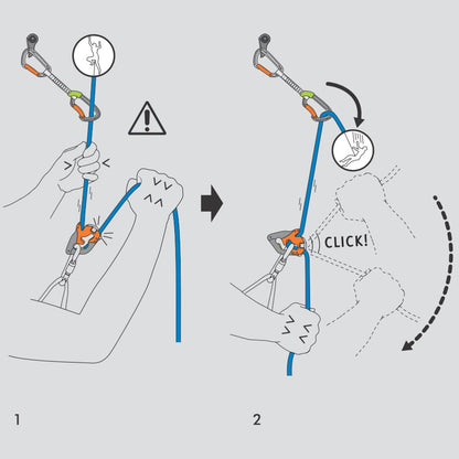 Liberty Mountain Click-up+ Belay Device With Hms Carabiner 5