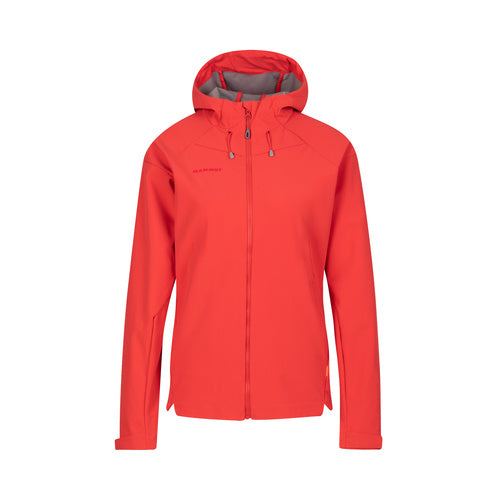 Mammut Sapuen SO Hooded Jacket - Womens Sunset color