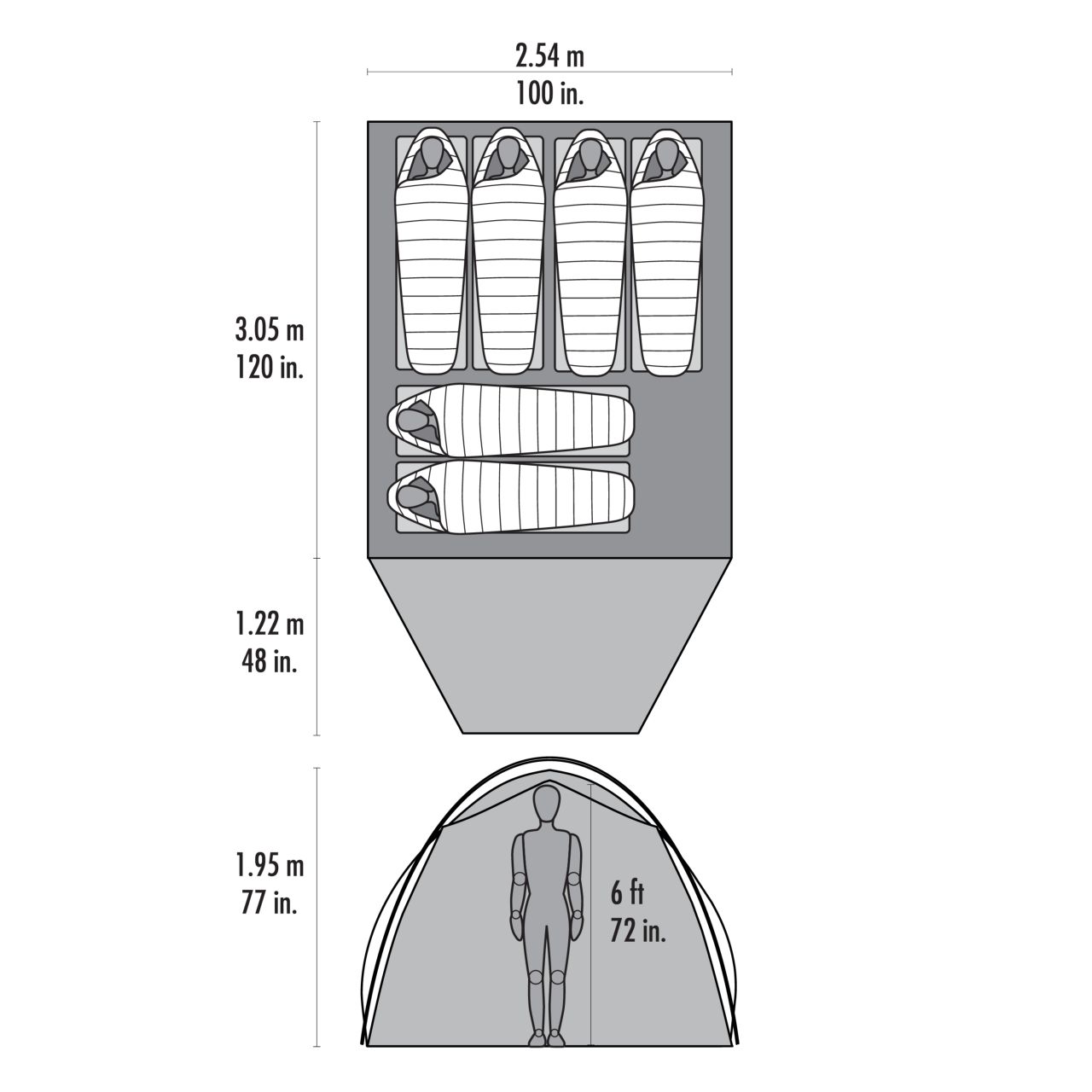 Msr Habiscape 6-person Tent 8