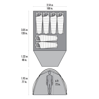 Msr Habiscape 6-person Tent 8