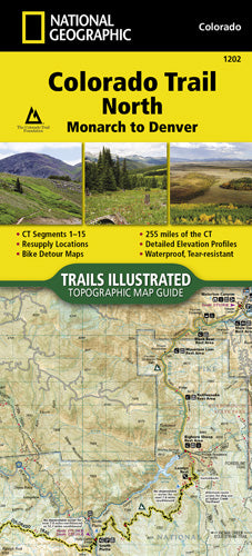 National Geographic Maps Trails Illustrated #1202 Colorado Trail North, Monarch To Denver 1