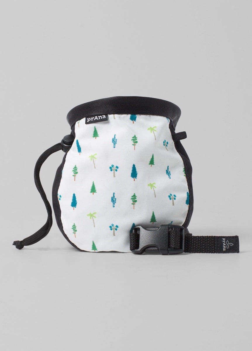Prana Graphic Chalkbag W/ Belt - Blk.tree 1