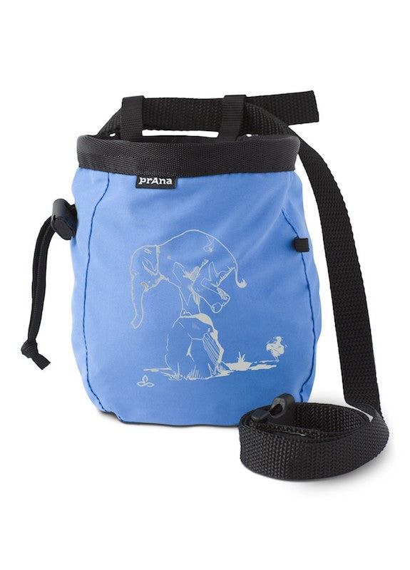 Prana Graphic Chalkbag W/ Belt - Blue 1