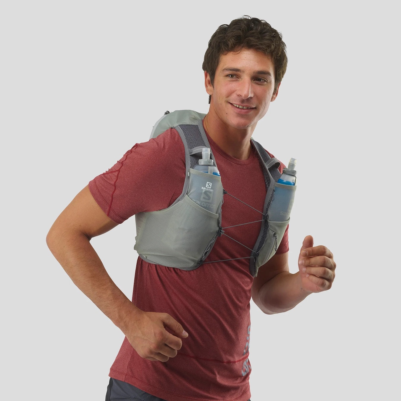Salomon Active Skin 8 Running Vest With Flasks 4