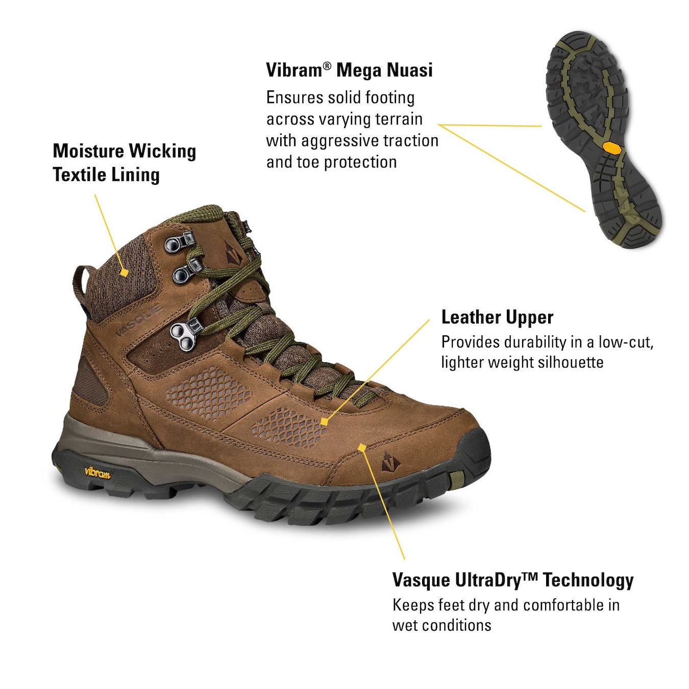 Vasque Talus Trek Low UltraDry Chaussures de randonnée pour Homme Vasque Talus Trek Low UltraDry Chaussures de randonnée pour Homme