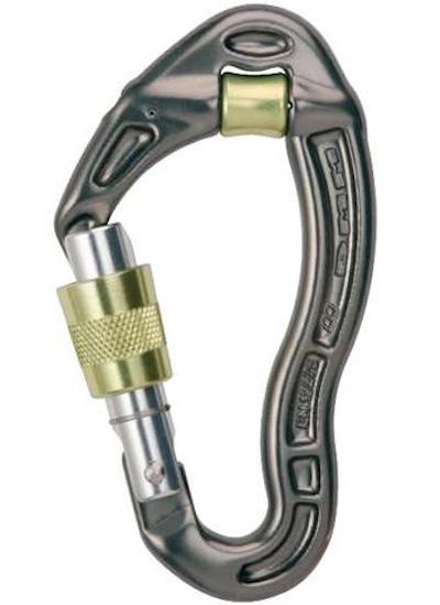 DMM Revolver Screwgate Carabiner - Titanium/Lime