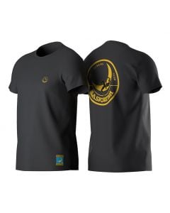 La Sportiva Climbing On Moon T-Shirt - Men's - Carbon/Giallo