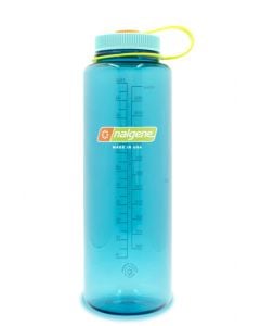 Nalgene Wide Mouth Sustain Water Bottle - 48 oz - Cerulean