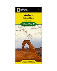 National Geographic Maps Trails Illustrated Map #211 Arches National Park 1