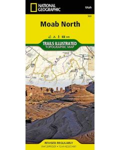National Geographic Maps Trails Illustrated Map #500 Moab North 1