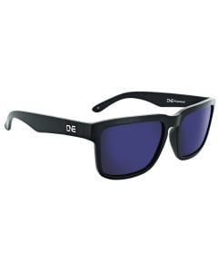 Optic Nerve Mashup Sunglasses - Matte Black w/ Polarized Smoke w/ Blue Zaio