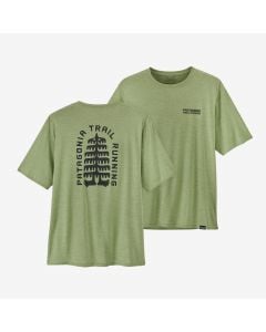 Patagonia Capilene Cool Daily Graphic Shirt - Lands - Men's - Tree Trotter: Salvia Green X-Dye