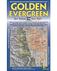 Sky Terrain Maps Golden, Evergreen - 1st Edition 1