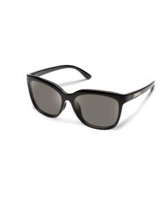 Suncloud Sunnyside Sunglasses - Black + Polarized Gray Lens