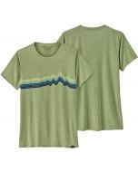 Patagonia Capilene Cool Daily Graphic Shirt - Women's - Ridge Rise Stripe: Green X-Dye