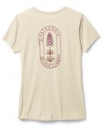 Capilene Cool Daily Graphic Shirt - Lands - Women's - Clean Climb Bloom: Pumice X-Dye