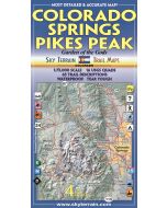 Sky Terrain Maps Colorado Springs, Pikes Peak - 4th Edition 1