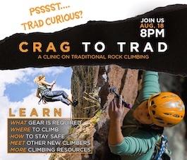 Crag to Trad: A Clinic on Traditional Rock Climbing
